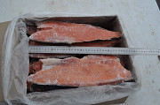 Pink salmon fiillet on skin boneless whosale fish from Russia Pacific fish delivery worldwide Sankt-Peterburg