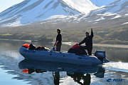 Inflatable pvc boat from the manufacturer Sankt-Peterburg